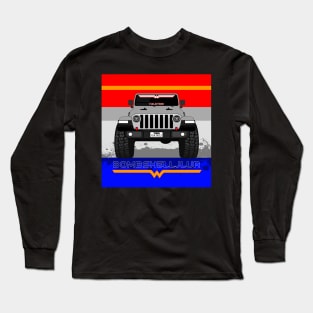 Wonderwoman Jeep Long Sleeve T-Shirt